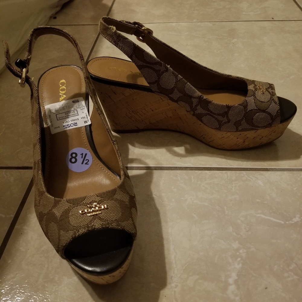 Coach wedges
